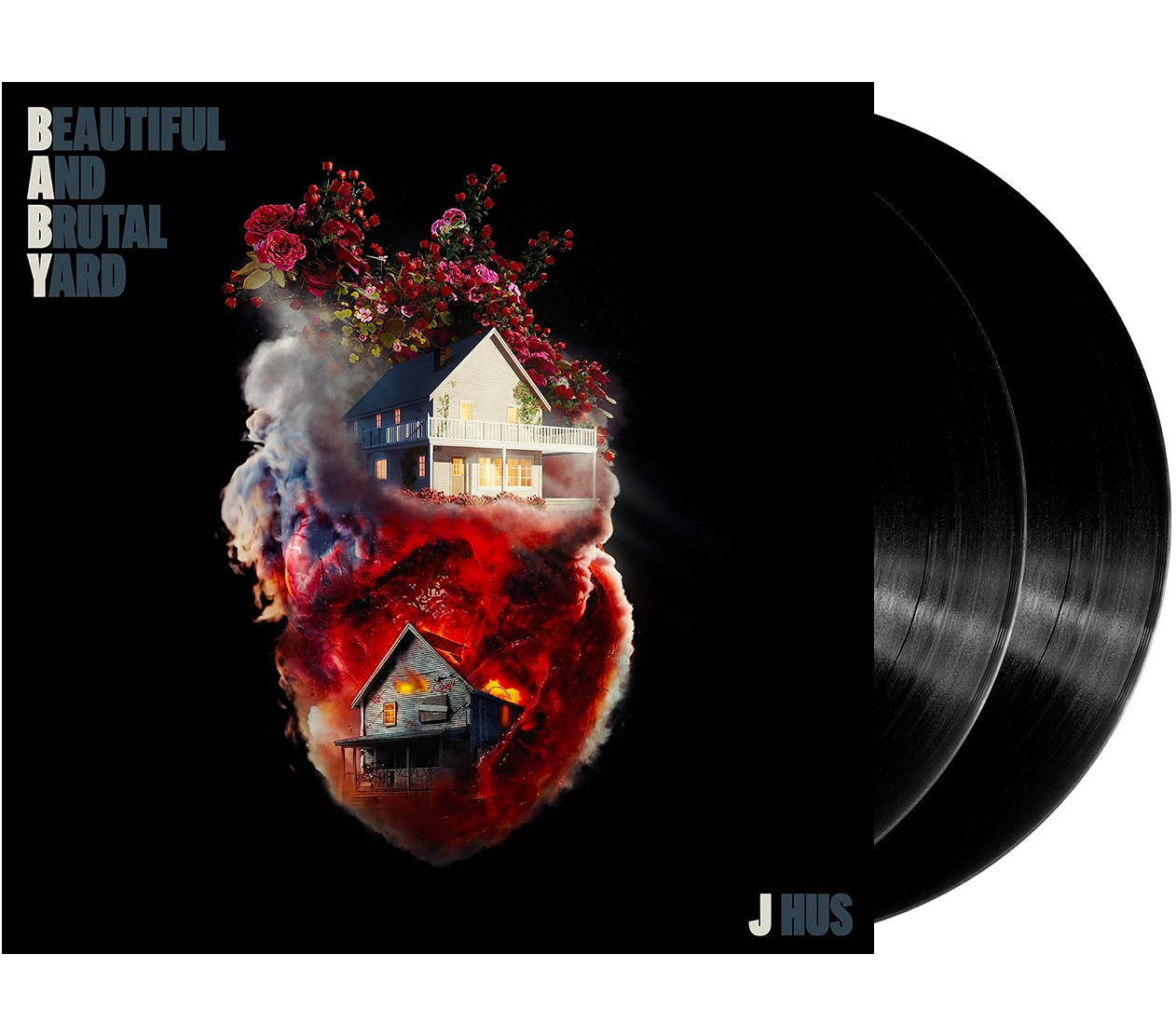 Image of Artwork for J Hus's Beautiful And Brutal Yard (2LP)